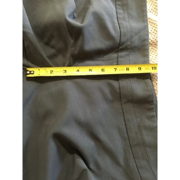 APT. 9 The Tory Capri Size 14 P Women’s Gray Faux Pockets Hook & Zipper Close - Picture 4 of 8